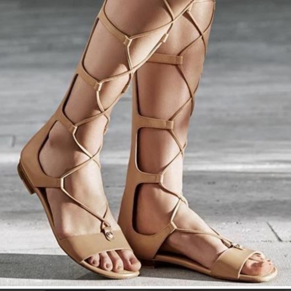Michael Kors Sofia suntan sandals 7